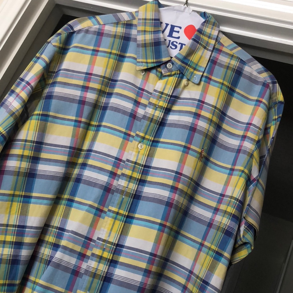 Men’s Polo plaid shirt